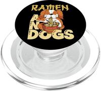 Ramen E Cani Divertente Giapponese Asia Amante Cane Anime PopSockets PopGrip per MagSafe