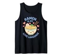 Ramen è il mio linguaggio d'amore Carino Kawaii Noodle Canotta