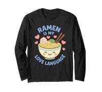 Ramen è il mio linguaggio d'amore Carino Kawaii Noodle Maglia a Manica
