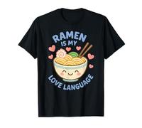 Ramen è il mio linguaggio d'amore Carino Kawaii Noodle Maglietta