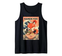 Ramen Fox Cute Japanese Noodle Lover Retro Anime Kawaii Ezo Canotta