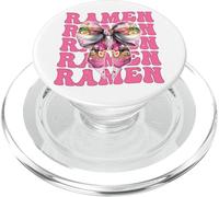 Ramen Giapponese Noodles Pranzo Istantaneo Ragazza Coquette Bow PopSockets PopGrip per MagSafe