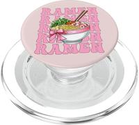 Ramen Giapponese Noodles Pranzo Istantaneo Ragazza Coquette Bow PopSockets PopGrip per MagSafe