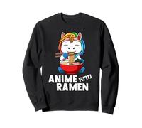 Ramen Giapponese Unicorno Anime E Amante del Ramen Felpa
