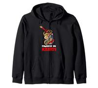 Ramen Inside, Enjoy Japanese Powered By Ramen Quotes Graphic Felpa con Cappuccio