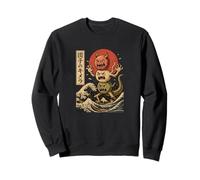 Ramen Kaiju Monster Giapponese Amante Birthday Felpa