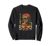 Ramen Kaiju Monster Giapponese Amante Birthday Felpa