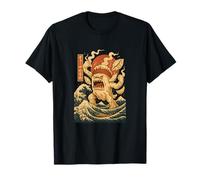 Ramen Kaiju Monster Giapponese Amante Birthday Maglietta