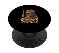 Ramen Kaiju Monster Giapponese Amante Birthday PopSockets PopGrip Adesivo