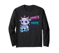 Ramen Kawaii Baphomet: Tagliatelle con Teschi in Stile Anime Maglia a Manica