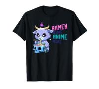 Ramen Kawaii Baphomet: Tagliatelle con Teschi in Stile Anime Maglietta