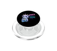 Ramen Kawaii Baphomet: Tagliatelle Con Teschi In Stile Anime PopSockets PopGrip per MagSafe