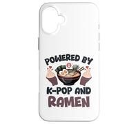 Ramen KPop alimentato da Ramen & K-Pop Heart K Pop Custodia per iPhone 16 Plus