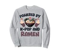 Ramen KPOP Alimentato da Ramen & K-Pop Heart K Pop Felpa