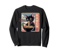 Ramen Noodle Japanese Anime Manga Ramen Kawaii Cat Felpa