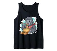 Ramen Noodles Gorilla Japan Y2K Kawaii Scimmia Anime Canotta