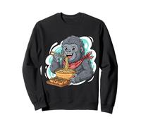 Ramen Noodles Gorilla Japan Y2K Kawaii Scimmia Anime Felpa