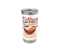 Ramen Noodles Niente può fermare Noodles Giappone Pasta Bicchiere termico in acciaio inox doppia parete