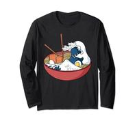 Ramen Onda di Ramen Pasto giapponese spaghetti Ramen Maglia a Manica
