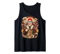 Ramen Pasta American Bulldog Giappone Samurai Cane Snack Canotta