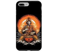 Ramen Samurai Warrior giapponese Noodles Bowl Japan Soup Custodia per iPhone 7 Plus/8 Plus