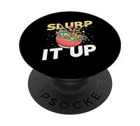 Ramen Slurp It Up Giapponese Ramen PopSockets PopGrip Adesivo