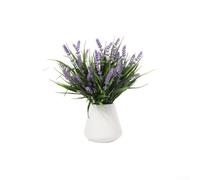 Rametti di lavanda artificiali per casa, ufficio, camera da letto o ristorante, decorazione interna 4 pezzi, progettati per una maggiore durata e un fascino visivo (viola poco profondo)