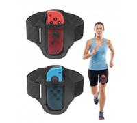 RAMGLYO Cinturino Gamba Switch 2 Pezzi 50cm - Regolabile & Elastico, Antiscivolo per Ring Fit Adventure & Switch Sports. Garantisce Comfort e Stabilità immersiva.