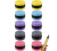 RAMGLYO Overgrip Racchette 10 Pezzi, Colore casuale - Antiscivolo, Autoadesivo, Super Assorbente. Ottima Presa & Comfort per Tennis, Badminton, Squash, Padel.