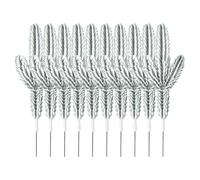 Rami artificiali per vaso, piante artificiali, decorazione natalizia, aghi di pino bianco, ramoscelli artificiali, per Natale, vaso, camera da letto, soggiorno, ufficio, dormitorio, tavolo, scrivania