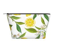 Rami di alberi di limone esotici modellati Yummy Delicious, Borsa da toilette Borsa per trucco Borsa per cosmetici Borsa da toilette da viaggio portatile