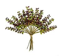Rami di bacche artificiali per interni realizzati per decorazioni fai da te per le vacanze, migliorano le composizioni del Ringraziamento e Natale con dettagli realistici (rosso verde)