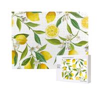 Rami di limone esotico modellati, deliziosi e deliziosi,Puzzle in legno da 500 pezzi, gioco di famiglia, puzzle per adulti e adolescenti, decorazioni per la casa