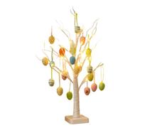Rami di Pasqua - 59,9 cm per raccolta uova di Pasqua da interni, tavolo per uova di Pasqua alimentato a batteria e USB, per scrivania, soggiorno, casa, camino, vacanze, San Valentino