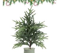 Rami di pino di Natale con fogliame artificiale con luce LED