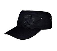 Rammstein Berretto militare nero Army Cap Schwarz, merchandising ufficiale della band