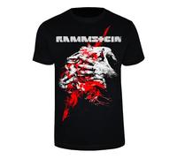 Rammstein Maglietta nera con stampa sul petto e sulla schiena