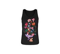 Rammstein Top da Donna Frauen Trägertop Blumen (S), Merchandising Ufficiale della Band