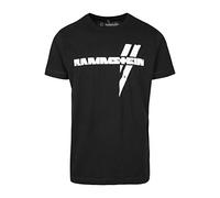 Rammstein Weiße Balken Tee Black 3XL