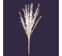 Ramo Argento 144 led Modellabile Interno Esterno Lotti Bianco Caldo Altezza Rami 1 Metro