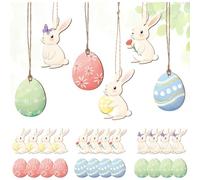 Ramo decorativo da appendere, uova di Pasqua da appendere all'esterno