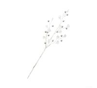 Ramo Decorativo Natalizio per Cristallo Plastica per trasparente 36-40cm | Riflette luce per luminosità raffinata pronta da appendere nel per tempo per ideale per mensole alberi o tavoli