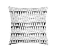 Ramo Design Cuscino Cotone, Bianco/Argento, 45 mm X 45 mm X 2 mm