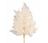 Ramo di FELCE STABILIZZATO colore BIANCO - 40/45 cm