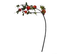 Ramo di fiori artificiali estetici con frutti vivaci per migliorare qualsiasi ambiente interno in questa stagione (melograno rosso)