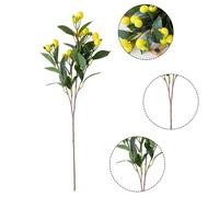 Ramo di limone artificiale con foglie verdi dall'aspetto naturale per apparecchi