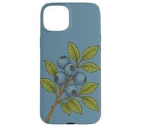 Ramo di mirtillo botanico natura arte frutta estiva Custodia per iPhone 15 Plus