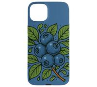 Ramo di mirtillo botanico natura arte frutta estiva Custodia per iPhone 15 Plus
