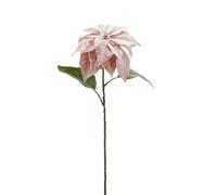 Ramo stella di natale In Velluto Pink H71 Cm addobbi natalizi albero