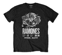Ramones Belgique autorizzato Uomo maglietta